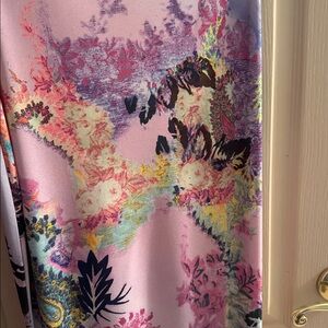 Etro Vibrant Purple and Orange dress